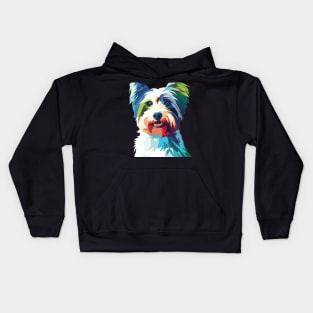 Biewer Terrier Pop Art - Dog Lover Gifts Kids Hoodie